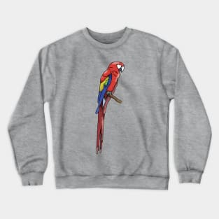 Macaw Design Crewneck Sweatshirt